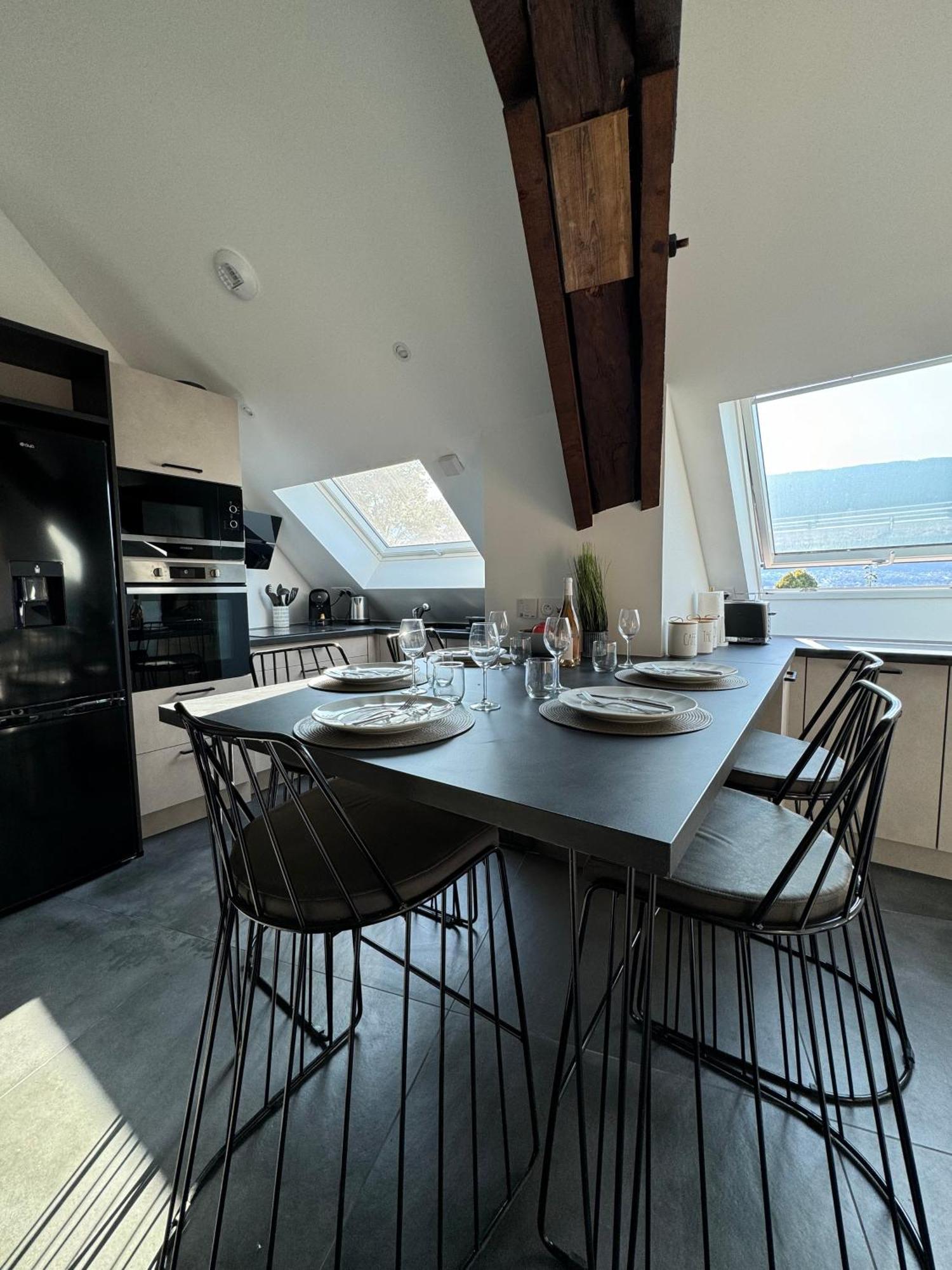 Magnifique Appartement Vue Lac - 5 Personnes Voglans Eksteriør billede